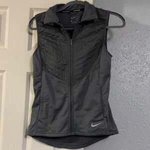 Nike Running Gray Quilted Vest